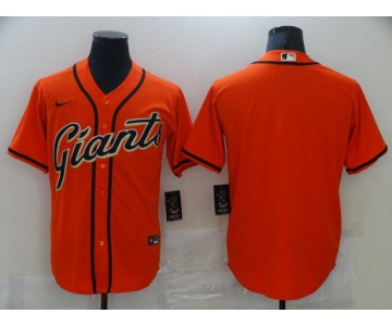 Men San Francisco Giants Blank Orange Game 2021 Nike MLB Jersey