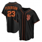 Men's San Francisco Giants #23 Joc Pederson Black Alternate Nike Jersey