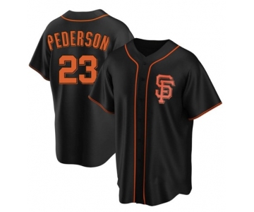 Men's San Francisco Giants #23 Joc Pederson Black Alternate Nike Jersey