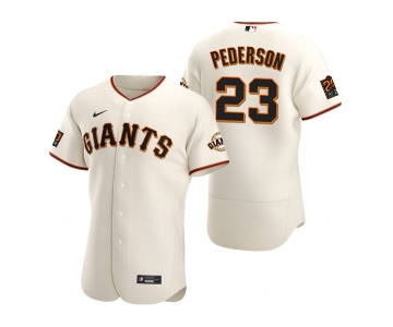 Men's San Francisco Giants #23 Joc Pederson Cream Flex Base Stitched Jersey