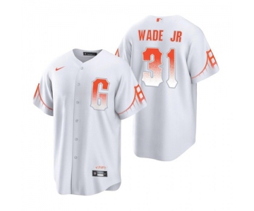 Mens San Francisco Giants #31 LaMonte Wade Jr City Connect MLB Cool Base Nike Jersey