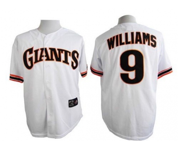 Men's San Francisco Giants #9 Matt Williams 1989 Turn Back The Clock White Throwback Jersey