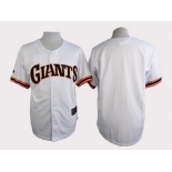 Men's San Francisco Giants Blank 1989 Turn Back The Clock White Throwback Jersey