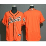 Men's San Francisco Giants Blank Orange Stitched Nike MLB Flex Base Jersey