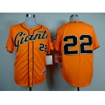 San Francisco Giants #22 Jake Peavy Orange Jersey