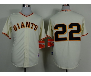 San Francisco Giants #22 Will Clark Cream Cool Base Jersey