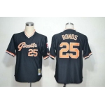 San Francisco Giants #25 Barry Bonds Black Throwback Jersey