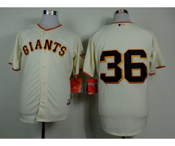 San Francisco Giants #36 Gaylord Perry Cream Cool Base Jersey