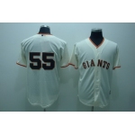 San Francisco Giants #55 Tim Lincecum Gream Jersey