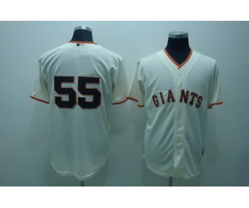 San Francisco Giants #55 Tim Lincecum Gream Jersey