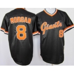 San Francisco Giants #8 Joe Morgan Black Throwback Jersey