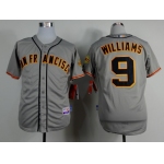 San Francisco Giants #9 Matt Williams Gray Cool Base Jersey