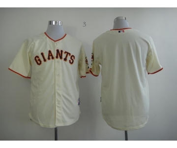 San Francisco Giants Blank Cream Jersey