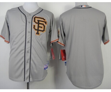 San Francisco Giants Blank Gray SF Edition Jersey
