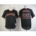 San Fransico Giants #18 Matt Cain Black Fashion Jersey