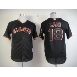 San Fransico Giants #28 Buster Posey Black Fashion Jersey