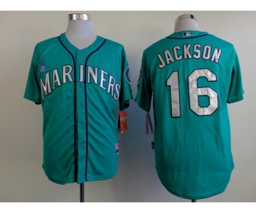 Seattle Mariners #16 Austin Jackson Green Jersey