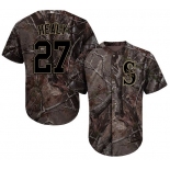 Seattle Mariners #27 Ryon Healy Camo Realtree Collection Cool Base Stitched MLB Jersey