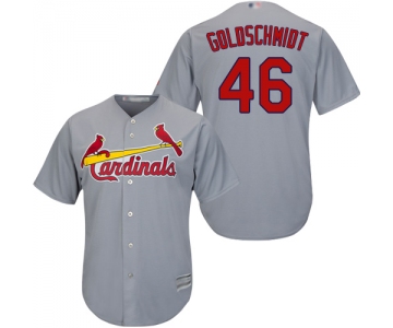Cardinals #46 Paul Goldschmidt Grey Cool Base Stitched Youth Baseball Jersey