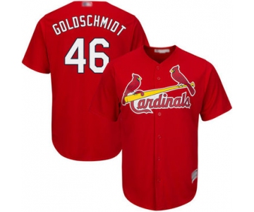 Cardinals #46 Paul Goldschmidt Red Cool Base Stitched Youth Baseball Jersey