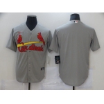 Men St.Louis Cardinals Blank Grey Game Nike MLB Jerseys