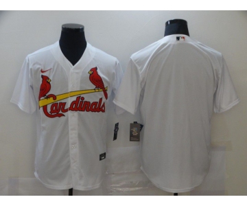 Men St.Louis Cardinals Blank White Game Nike MLB Jerseys