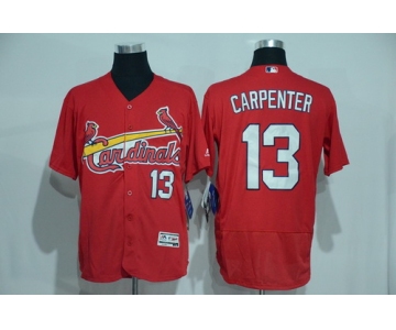 Men's St. Louis Cardinals #13 Matt Carpenter Red 2016 Flexbase Majestic Baseball Jersey