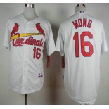 Men's St. Louis Cardinals #16 Kolten Wong White Jersey