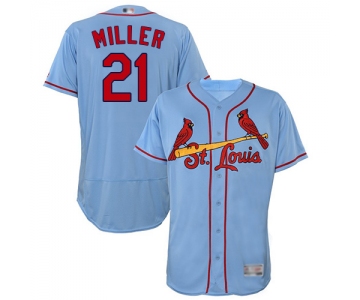 Men's St. Louis Cardinals #21 Andrew Miller Light Blue Flexbase Authentic Collection Stitched Baseball Jersey