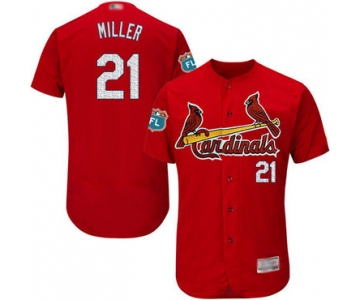 Men's St. Louis Cardinals #21 Andrew Miller Red Flexbase Authentic Collection Stitched Baseball Jersey