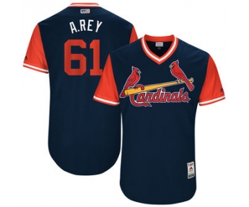 Men's St. Louis Cardinals Alex Reyes A. Rey Majestic Navy 2017 Players Weekend Authentic Jersey