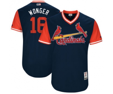 Men's St. Louis Cardinals Kolten Wong Wonger Majestic Navy 2017 Players Weekend Authentic Jersey