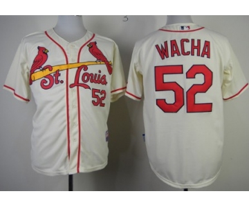 St. Louis Cardinals #52 Michael Wacha Cream Jersey