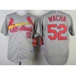 St. Louis Cardinals #52 Michael Wacha Gray Jersey