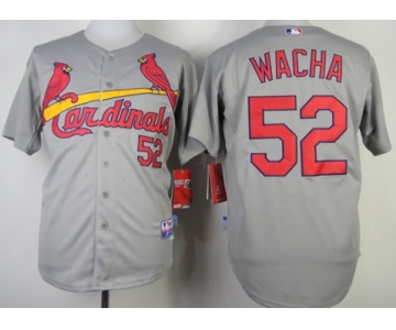 St. Louis Cardinals #52 Michael Wacha Gray Jersey