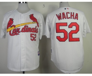 St. Louis Cardinals #52 Michael Wacha White Jersey