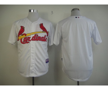 St. Louis Cardinals Blank White Jersey