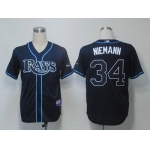 MLB Jerseys Tampa Bay Rays 34 Niemann Dark Blue Cool