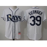 Men's Tampa Bay Rays #39 Kevin Kiermaier White Home Stitched MLB Majestic Cool Base Jersey