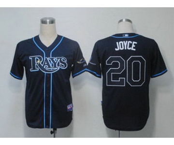 Tampa Bay Rays 20 Matt Joyce Navy Blue Cool Base Jersey