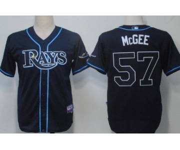 Tampa Bay Rays #57 Jake McGee Navy Blue Jersey