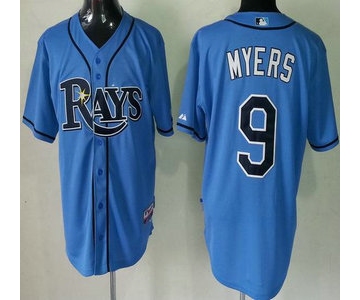 Tampa Bay Rays #9 Wil Myers Light Blue Cool Base MLB Jersey