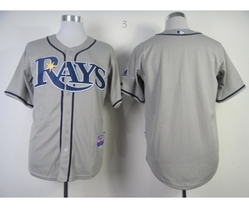 Tampa Bay Rays Blank Gray Jersey