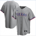 Nike Texas Rangers Road Replica Blank Team Gray Jersey