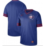 Rangers Blank Royal Authentic Cooperstown Collection Stitched Baseball Jersey