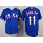 Texas Rangers #11 Yu Darvish 2014 Blue Jersey