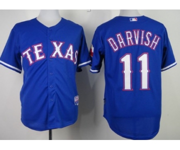 Texas Rangers #11 Yu Darvish 2014 Blue Jersey