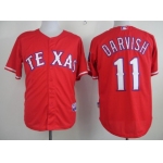 Texas Rangers #11 Yu Darvish 2014 Red Jersey