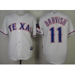 Texas Rangers #11 Yu Darvish 2014 White Jersey