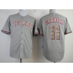 Texas Rangers #11 Yu Darvish Gray With Camo Jersey